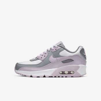 Nike Air Max 90 LTR - Nagyobb Gyerek Utcai Cipő - Szürke/Fehér